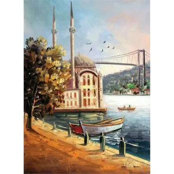 ortakoy cami sayilarla boyama seti 5125