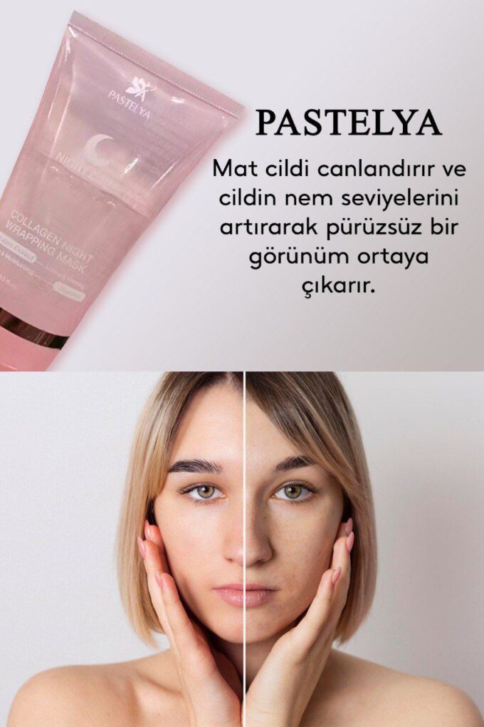 Soyulabilir Kolajen Jel Yüz Maskesi - Kolajen Gece Maskesi 75 ml 4.resim